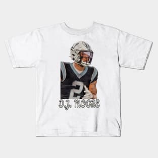 "Elevate Your Style with Our Exclusive DJ Moore T-Shirt Print - Perfect for Fans of the NFL Star!" Kids T-Shirt